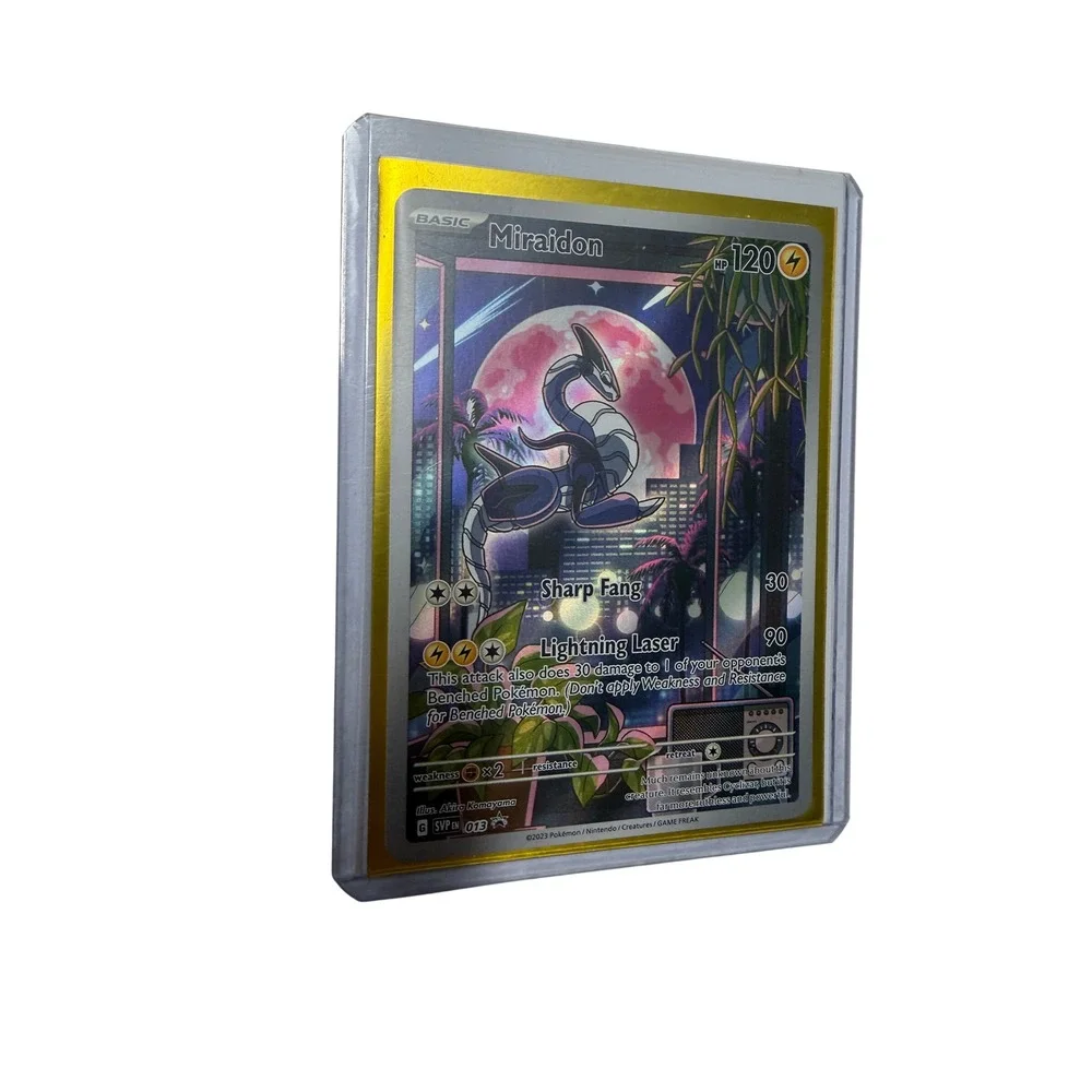 Miraidon SVP EN 013 Scarlet & Violet Black Star Promo Full Art Pokemon Card Holo